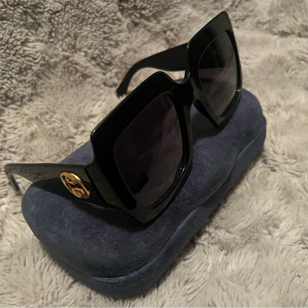 🌌XL GUCCI RECTANGULAR GLASSES🌌